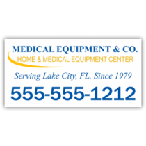 Medical Equiment Company Magnetic Sign