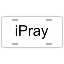 iPray License Plate