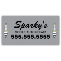 Auto Repair Company Magnetic Sign - Sparkys - Magnetic Sign