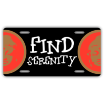 Find Serenity License Plate