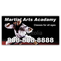Martial Arts Academy Magnetic Sign - Magnetic Sign