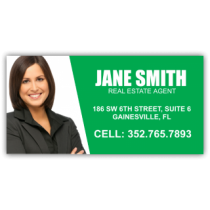Jane Smith Real Estate Agent Vinyl Banner