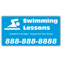 Swimming Lessons Magnetic Sign - Magnetic Sign