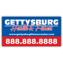 Gettysburg Fitness Center Magnetic Sign - Magnetic Sign