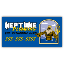 Neptune Plumbing Magnetic Sign - Magnetic Sign