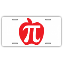 Apple Pi License Plate