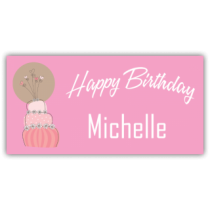 Happy Birthday Michelle Magnetic Sign - Magnetic Sign