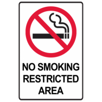 No Smoking Restricted Area