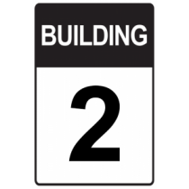 Black Custom Building Number