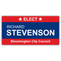 Richard Stevenson For City Council Vinyl Banner