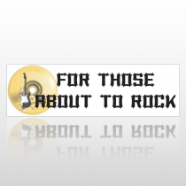 About To Rock 165 Bumper Sticker