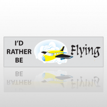 Be Flying 19 Bumper Sticker
