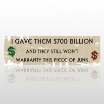 Billion Junk 47 Bumper Sticker