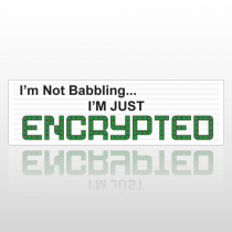 Encrypted 119 Bumper Sticker