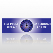 Fast Enough 24 Bumper Sticker