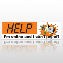 Help Online 117 Bumper Sticker