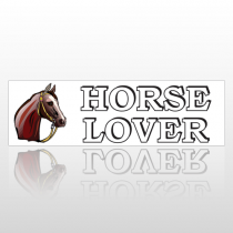 Horse Lover 185 Bumper Sticker