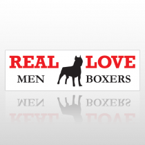 Love Boxers 192 Bumper Sticker