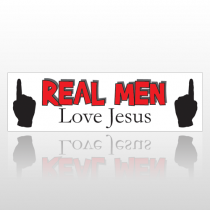 Men Love 204 Bumper Sticker