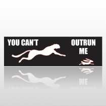 Outrun Me 227 Bumper Sticker