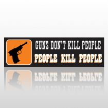 People Kill 229 Bumper Sticker