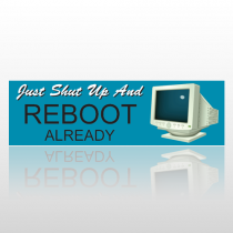 Reboot 125 Bumper Sticker