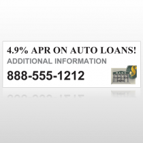 Auto Loan 155 Custom Decal