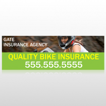 Bike Insurance 110 Custom Sign