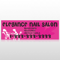 Elegant Nails 643 Custom Sign