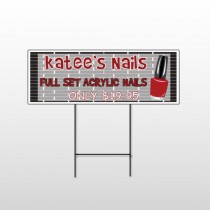Acrylic Nails 292 Wire Frame Sign