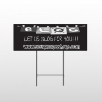 Blog Line 430 Wire Frame Sign