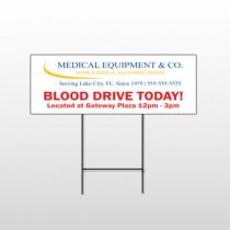 Blood Drive 97 Wire Frame Sign