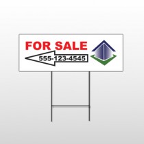 For Sale Corner 704 Wire Frame Sign
