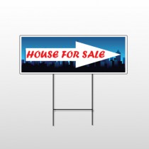 House Sale Night City 713 Wire Frame Sign