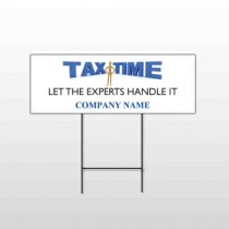 Tax Time 153 Wire Frame Sign