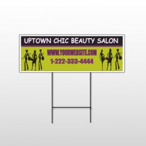 Uptown Salon 642 Wire Frame Sign