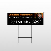 Detailing Services 115 Wire Frame Sign