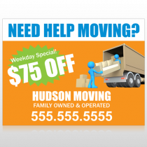 Blue Moving 294 Custom Decal