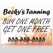 Flaming Suntan 298 Custom Decal