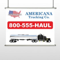 Tanker Truck 315 Hanging Banner