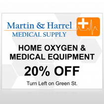 Home Oxygen 139 Custom Sign