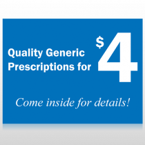 Pharmacy 334 Site Sign