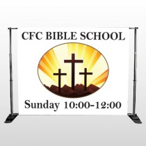 3 Crosses 149 Pocket Banner Stand