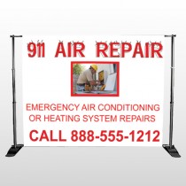 AC Repair 251 Pocket Banner Stand
