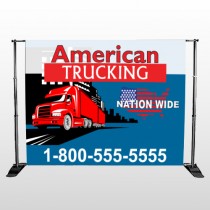 American Truck 295 Pocket Banner Stand
