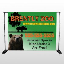 Bear Zoo 302 Pocket Banner Stand