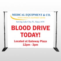 Blood Drive 330 Pocket Banner Stand