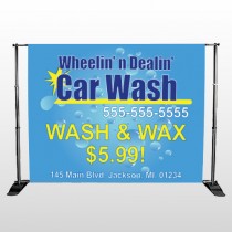 Blue Bubbles 290 Pocket Banner Stand