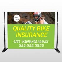Bike Insurance 110 Pocket Banner Stand