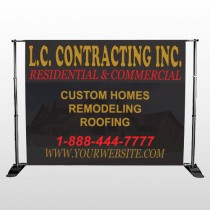 Faded House 500 Pocket Banner Stand